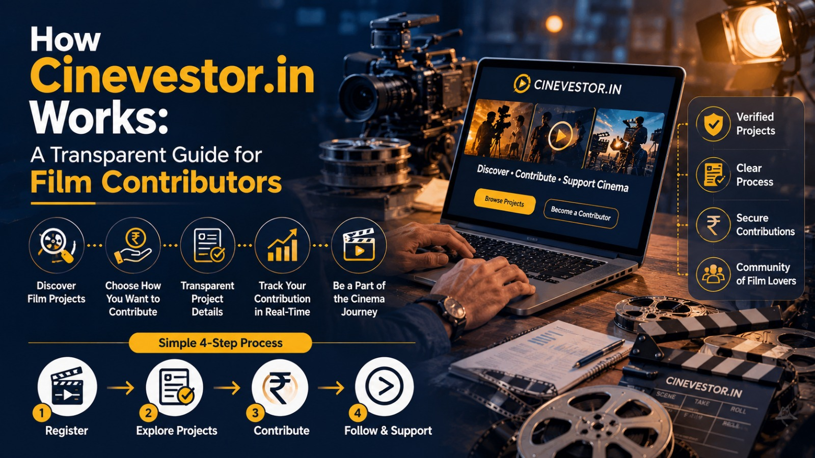How Cinevestor.in Works: A Transparent Guide for Film Contributors